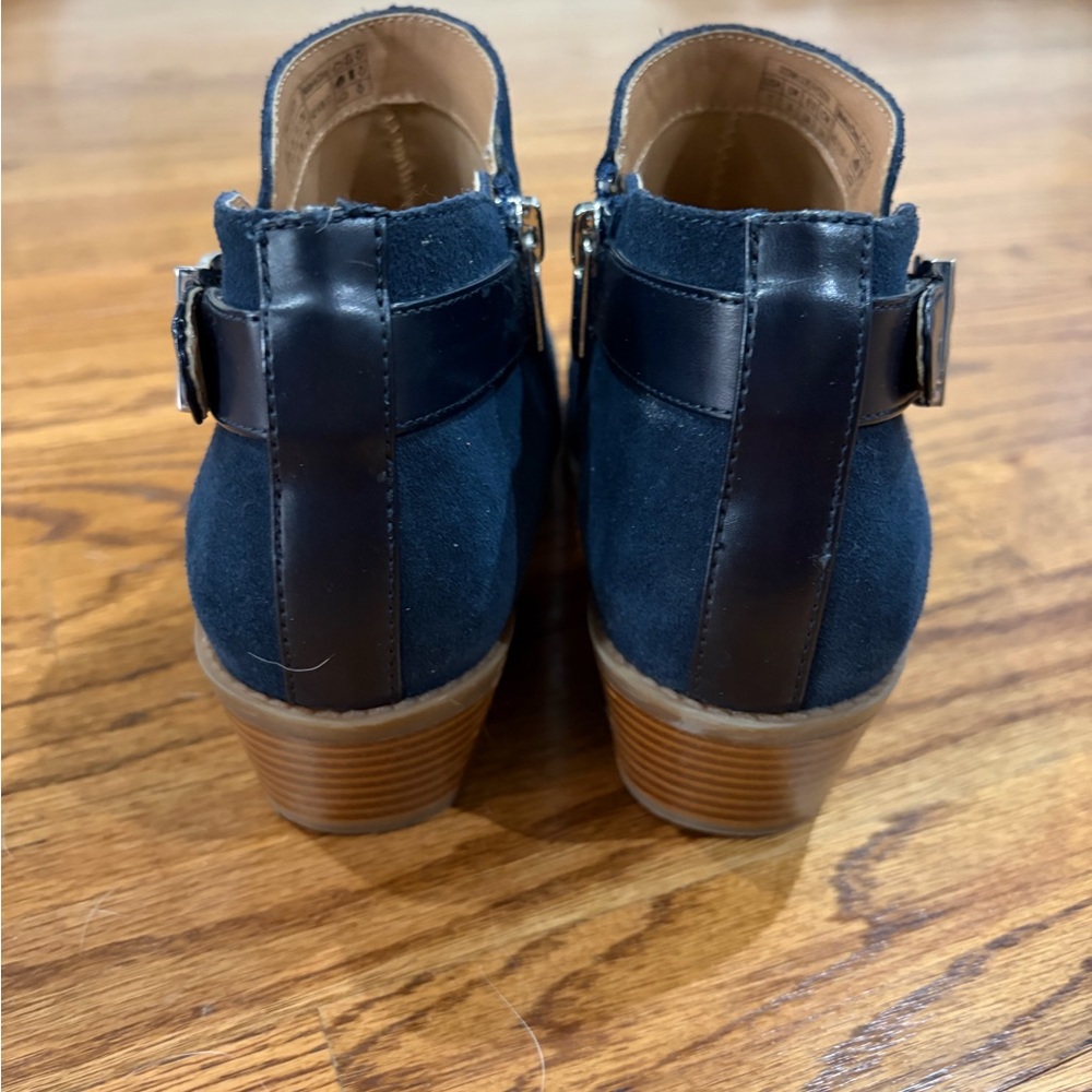 Vionic Suede Ankle Booties - Picture 3 of 6